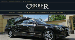 Desktop Screenshot of pogrzeby-cerber.pl