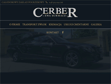 Tablet Screenshot of pogrzeby-cerber.pl